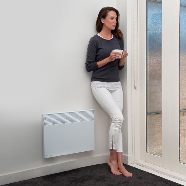 Noirot Spot Plus 2000W Electric Panel Heater Timer & Castors - Silent & Allergy-Free - Refurbished image 5