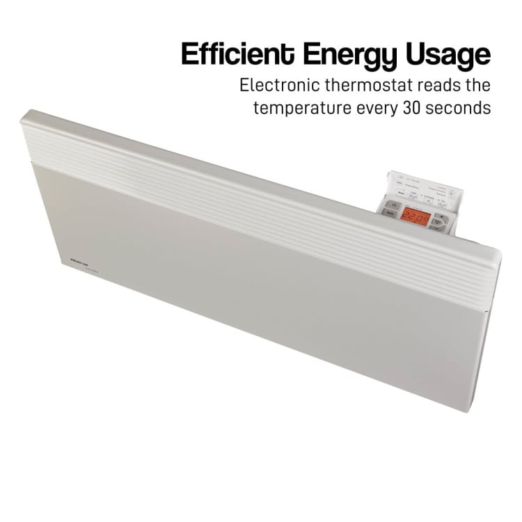 Noirot Spot Plus 2000W Electric Panel Heater Timer & Castors - Silent & Allergy-Free - Refurbished image 11