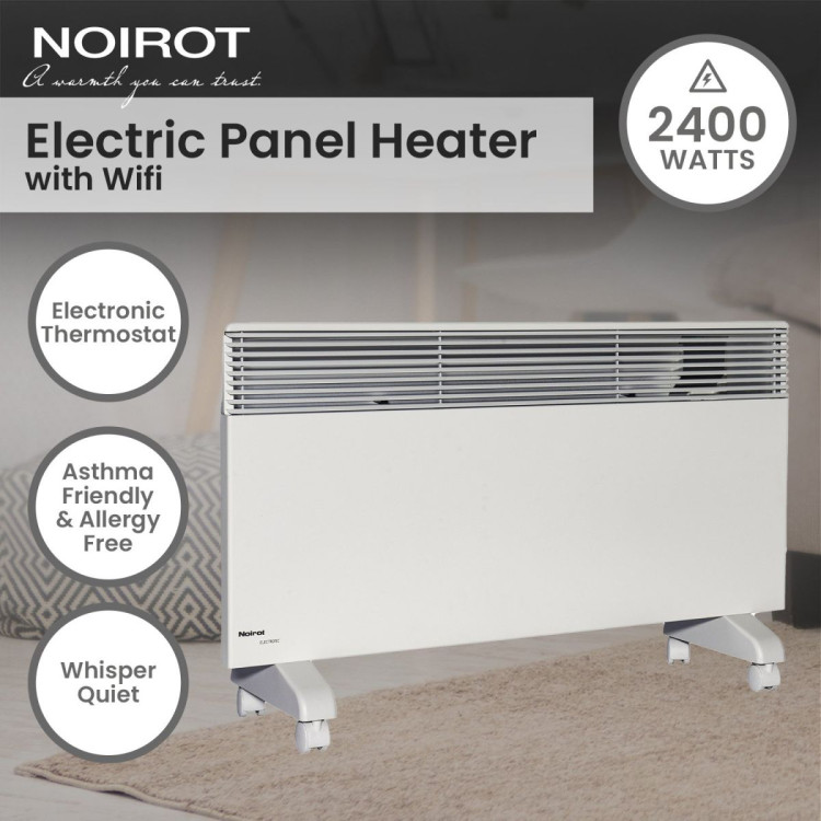 Noirot 7358-8tpro 2400W Spot Plus Electric Panel Heater Wifi Timer - Refurbished image 13