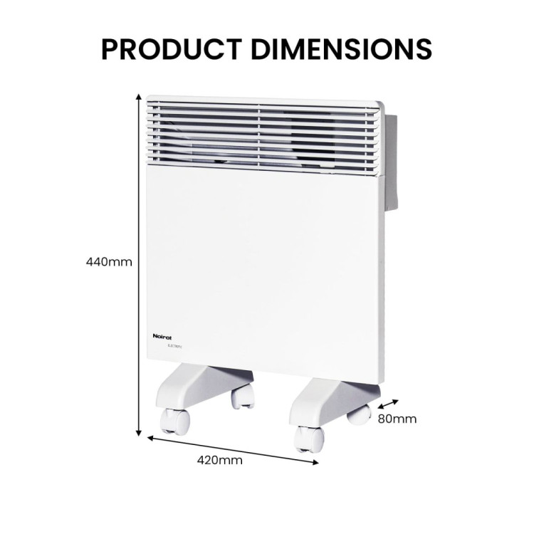 Noirot 1000W 7358-3TPRO Spot Plus Electric Panel Heater - Refurbished image 4