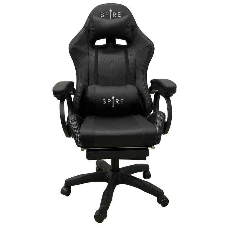 Spire Onyx LED Massage Gaming Chair - Black image 5