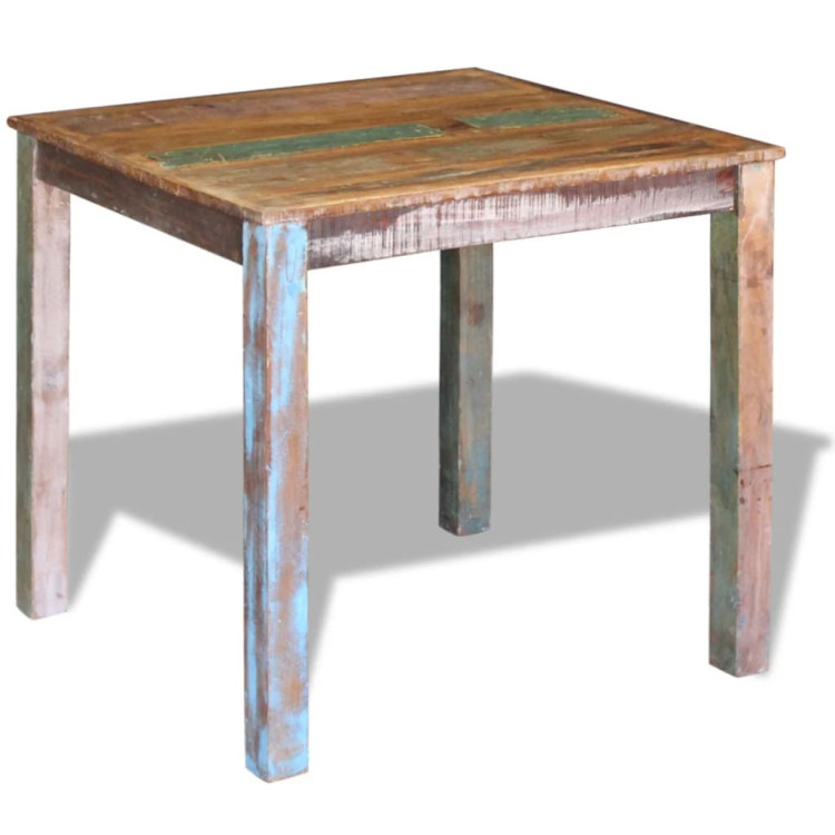 Dining Table Solid Reclaimed Wood 80x82x76 Cm image 5