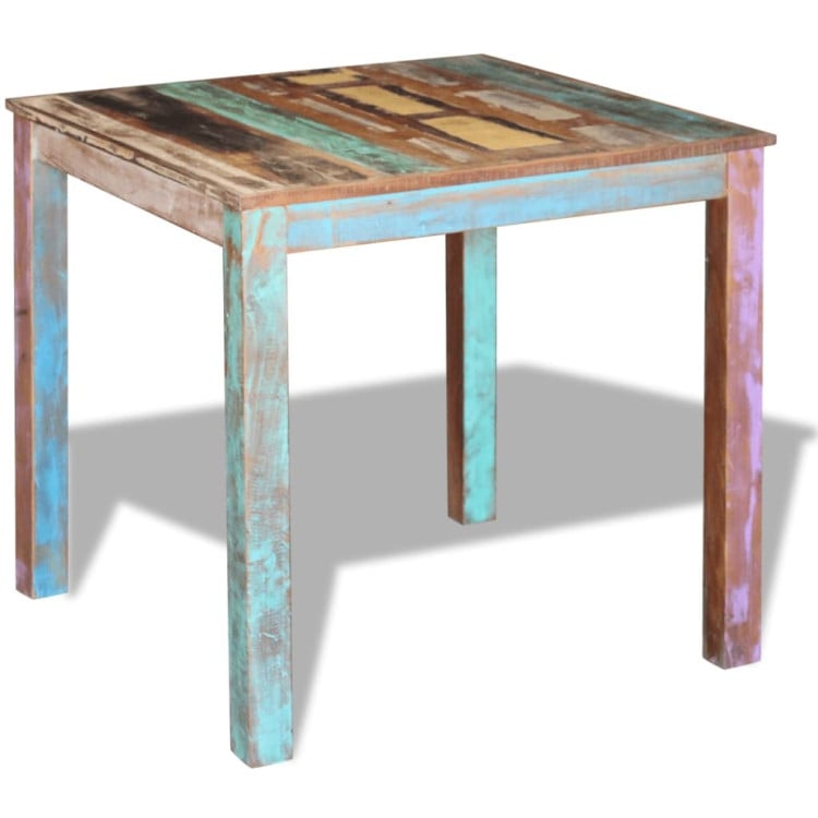 Dining Table Solid Reclaimed Wood 80x82x76 Cm image 6