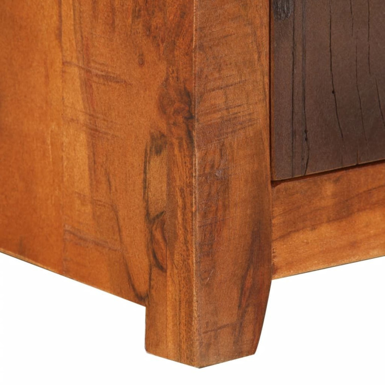 Nightstand Solid Acacia Reclaimed Wood image 12