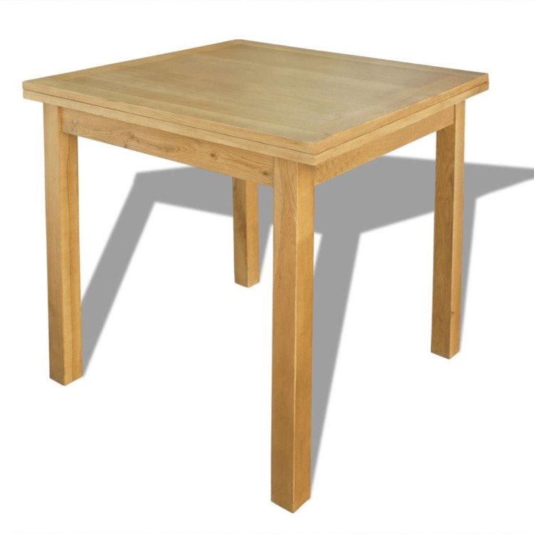 Extendable Table Oak 170x85x75 Cm image 4