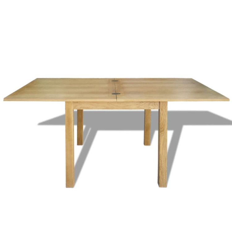 Extendable Table Oak 170x85x75 Cm image 5
