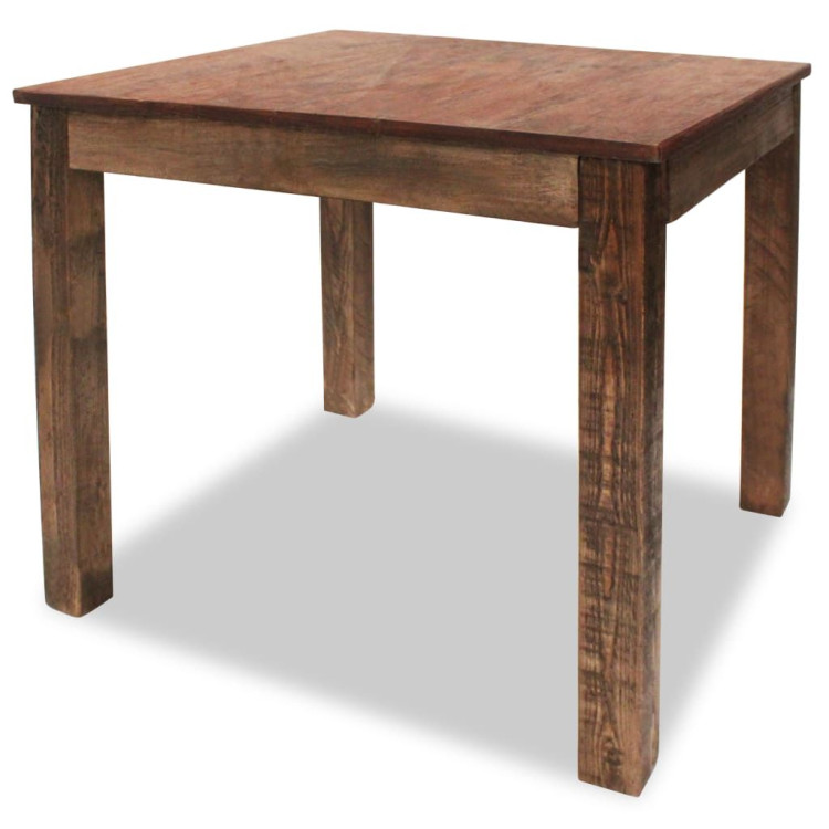Dining Table Solid Reclaimed Wood 82x80x76 Cm image 2