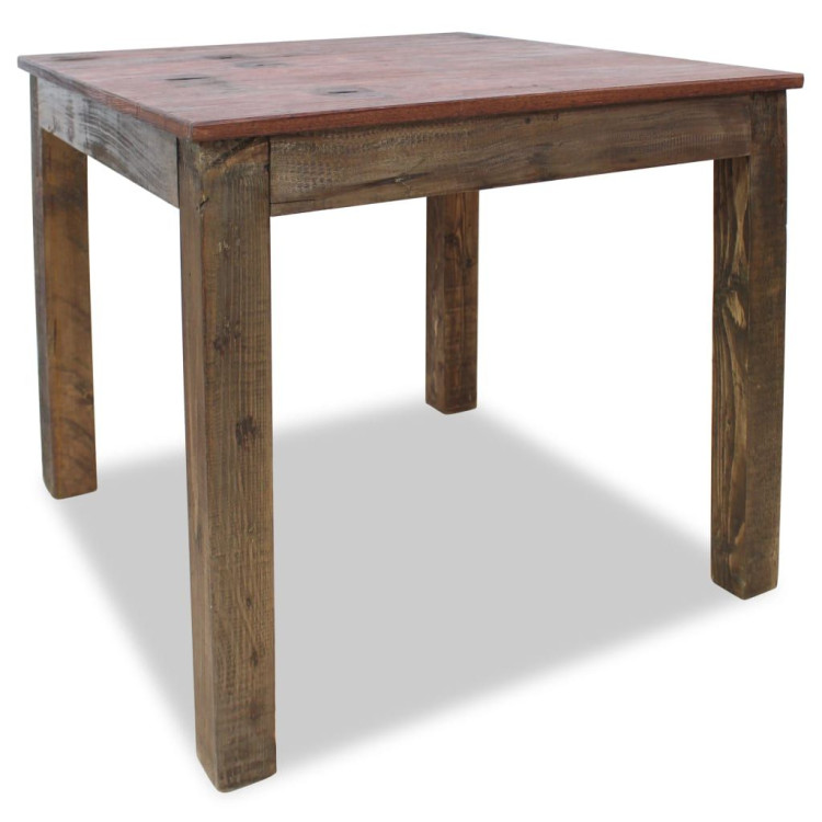 Dining Table Solid Reclaimed Wood 82x80x76 Cm image 3