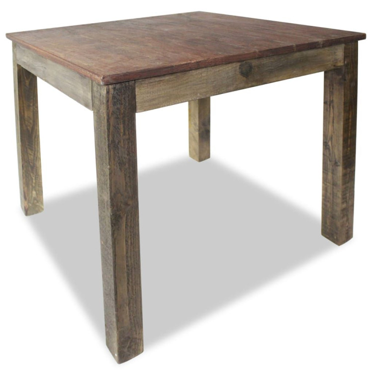 Dining Table Solid Reclaimed Wood 82x80x76 Cm image 4