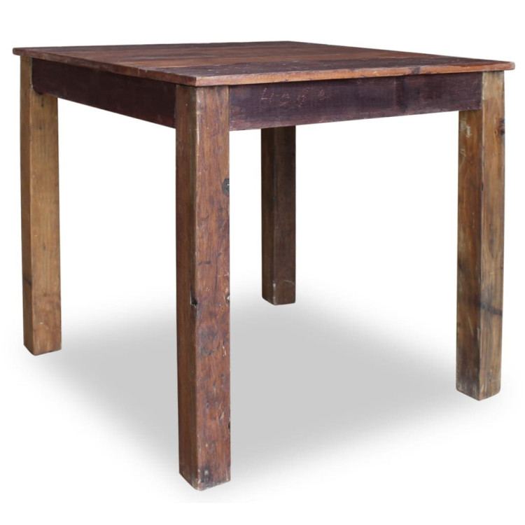 Dining Table Solid Reclaimed Wood 82x80x76 Cm image 5