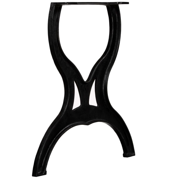 Dining Table Legs 2 Pcs X-frame Cast Iron image 3