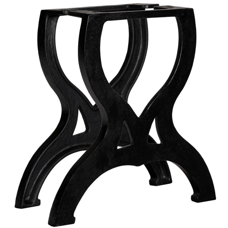 Coffee Table Legs 2 Pcs X-frame Cast Iron image 2