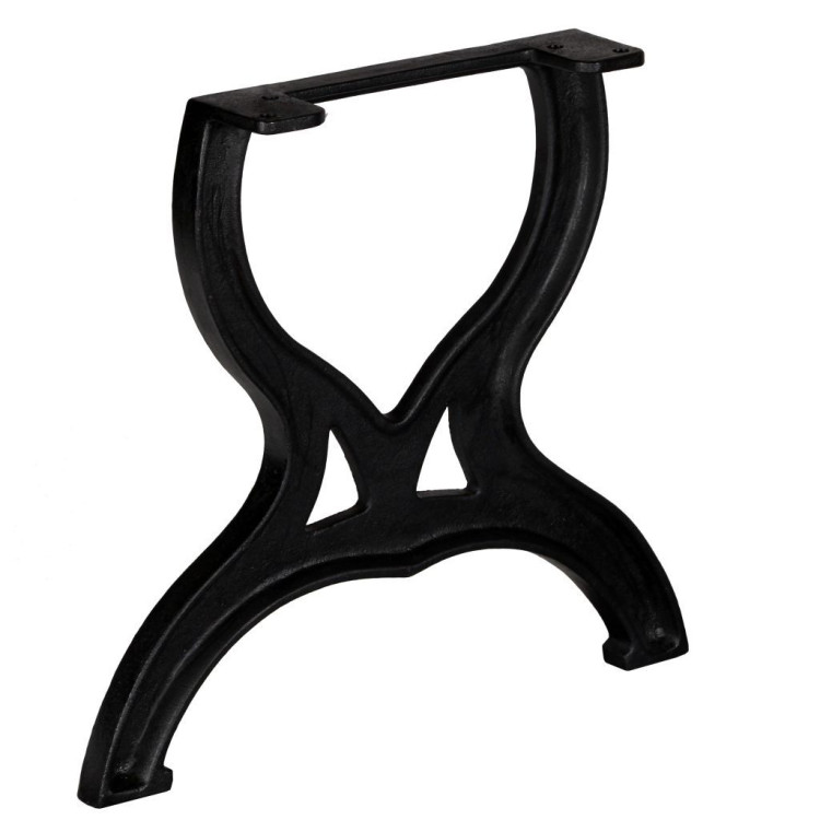 Coffee Table Legs 2 Pcs X-frame Cast Iron image 3