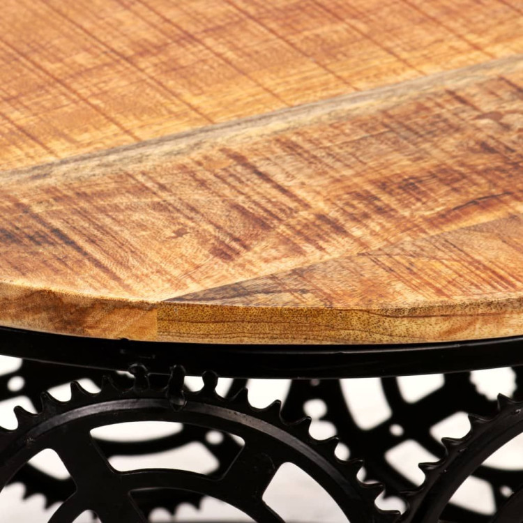 Coffee Table Solid Mango Wood 60x40 Cm image 3