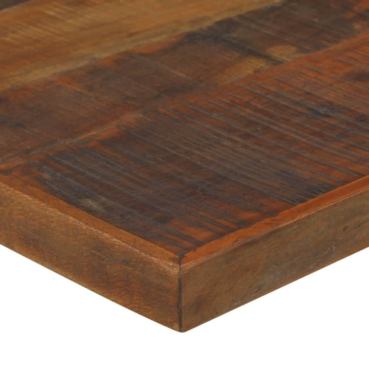 Bar Table Solid Reclaimed Wood Dark Brown 150x70x107 Cm image 5