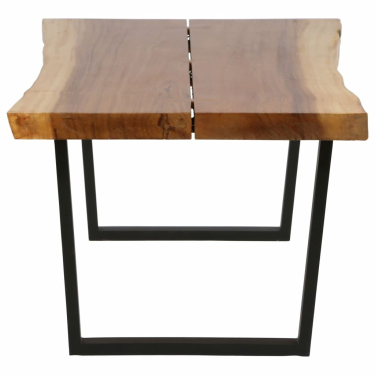 Coffee Table Solid Suar Wood 102x56x41 Cm image 4