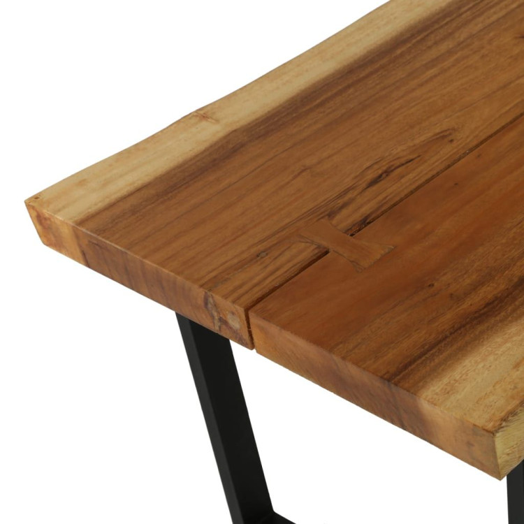 Coffee Table Solid Suar Wood 102x56x41 Cm image 5