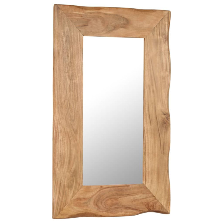 Cosmetic Mirror 50x80 Cm Solid Acacia Wood image 8