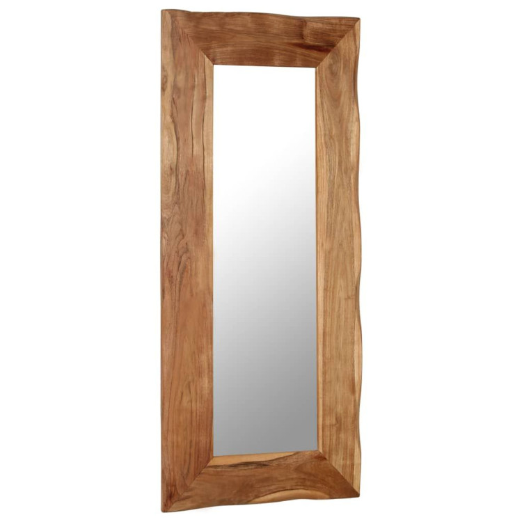 Cosmetic Mirror 50x110 Cm Solid Acacia Wood image 3