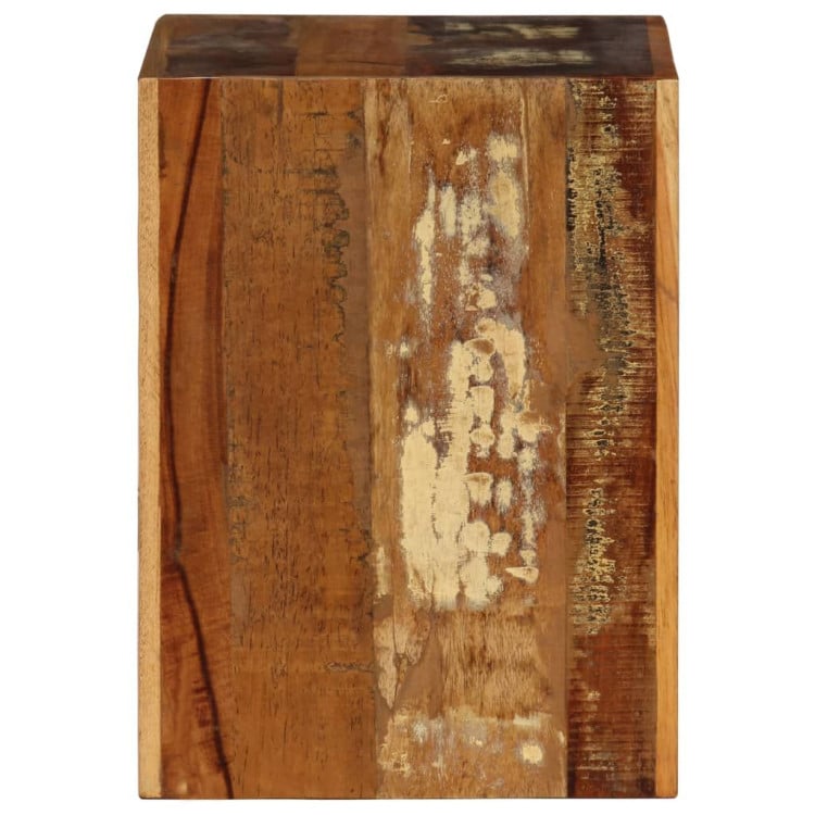 Stool 40x30x40 Cm Solid Reclaimed Wood image 4