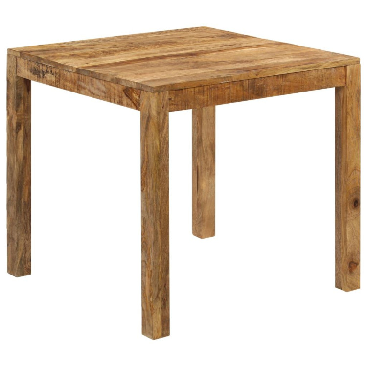 Dining Table Solid Mango Wood 82x80x76 Cm