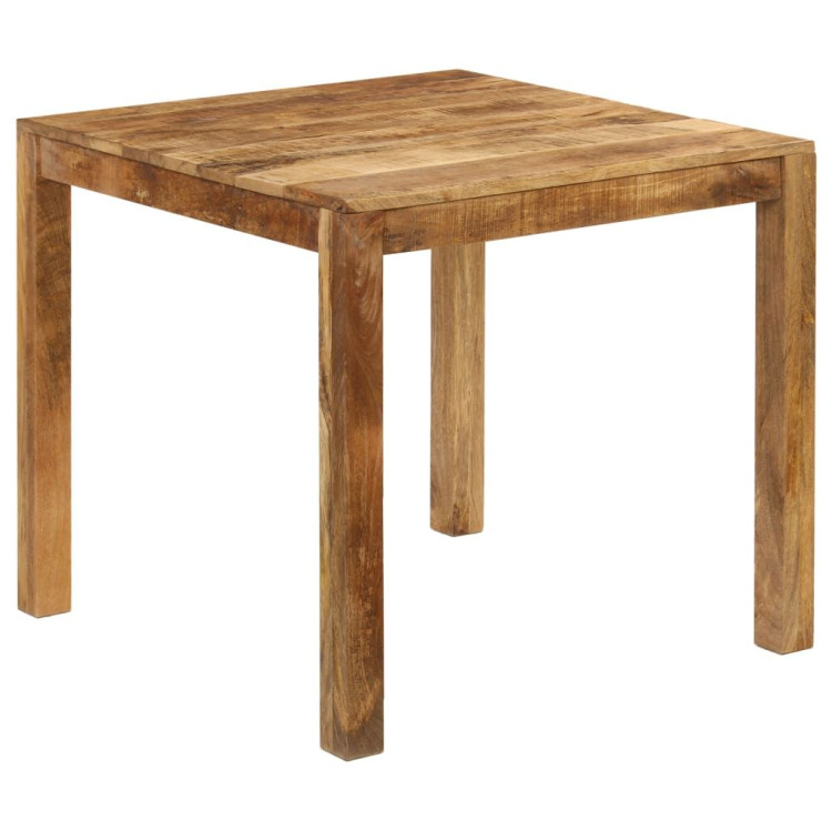 Dining Table Solid Mango Wood 82x80x76 Cm image 12