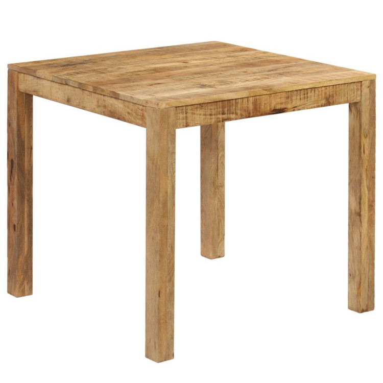 Dining Table Solid Mango Wood 82x80x76 Cm image 11