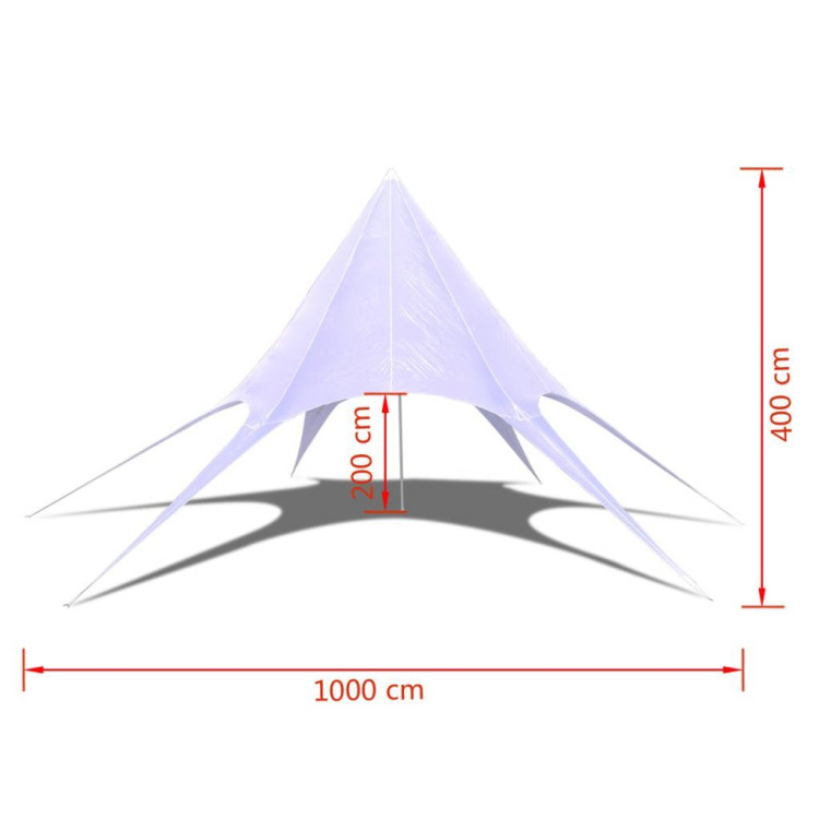 Gazebo Hexagon Star Garden Pavilion 10m image 8