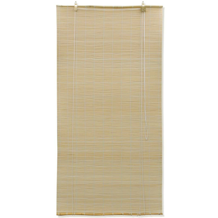 Natural Bamboo Roller Blinds 80 X 160 Cm image 3