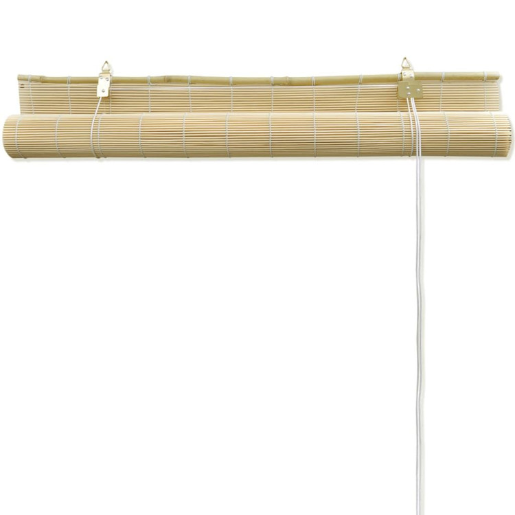 Natural Bamboo Roller Blinds 80 X 160 Cm image 6
