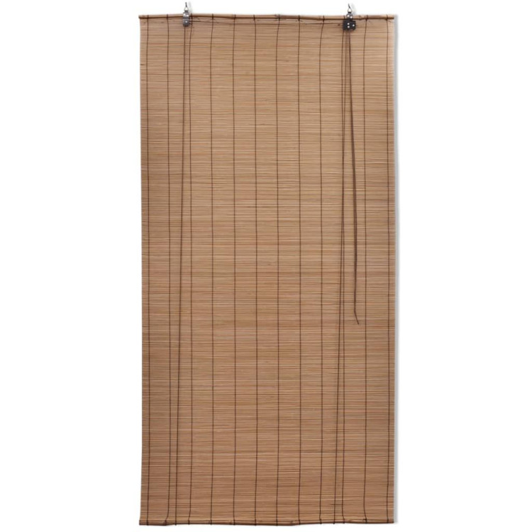 Brown Bamboo Roller Blinds 80 X 160 Cm image 3