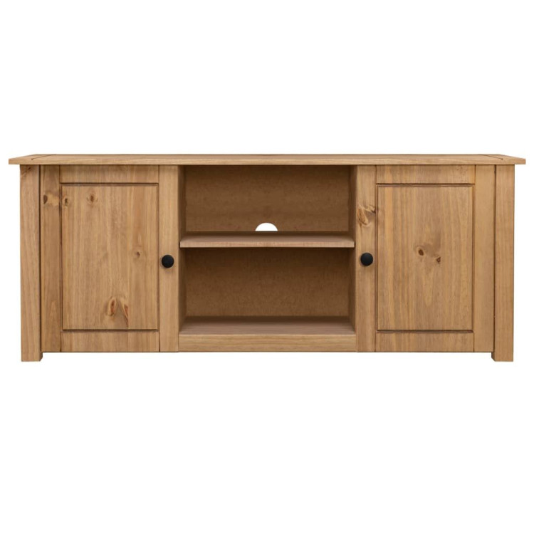 Tv Cabinet 120x40x50 Cm Solid Pine Wood Panama Range image 5