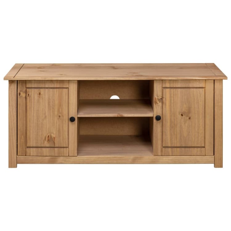 Tv Cabinet 120x40x50 Cm Solid Pine Wood Panama Range image 8