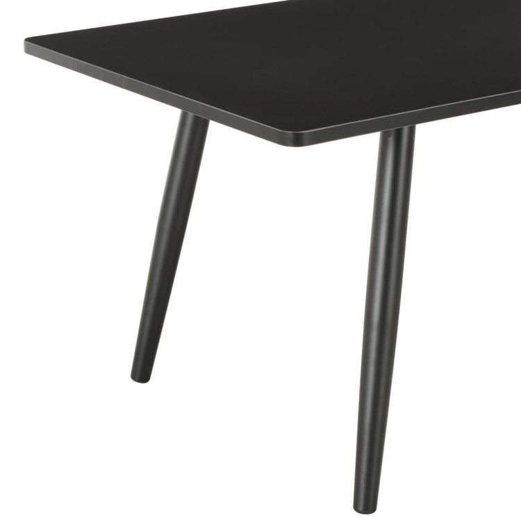 Coffee Table Black 120x60x46 Cm image 5