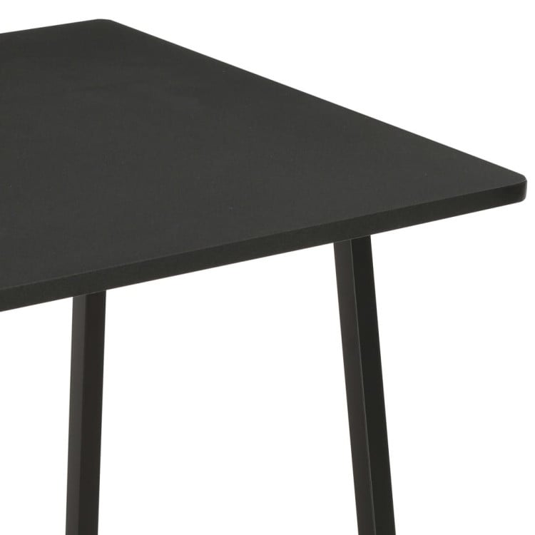 Desk With Shelving Unit Black 102x50x117 Cm image 7