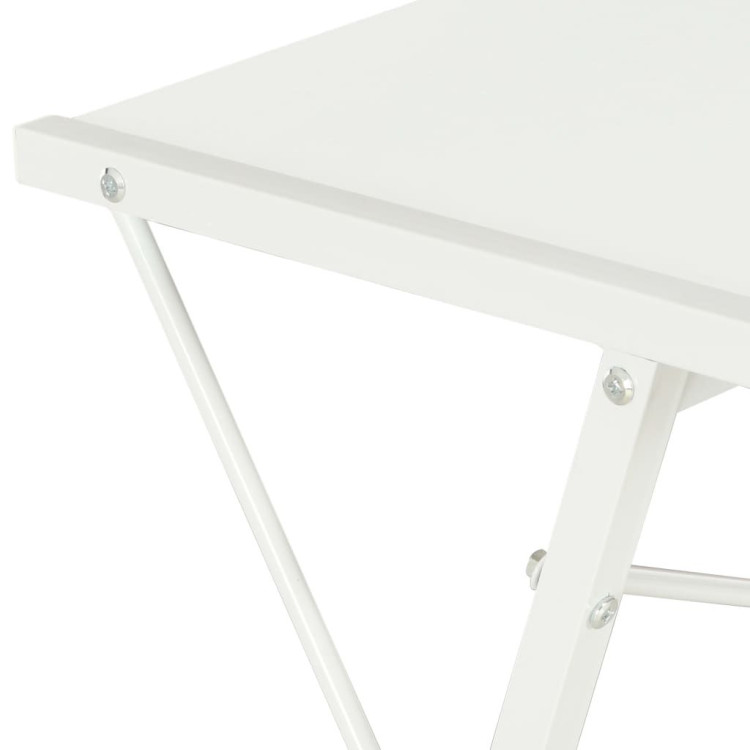 Desk With Shelf White 116x50x93 Cm image 7