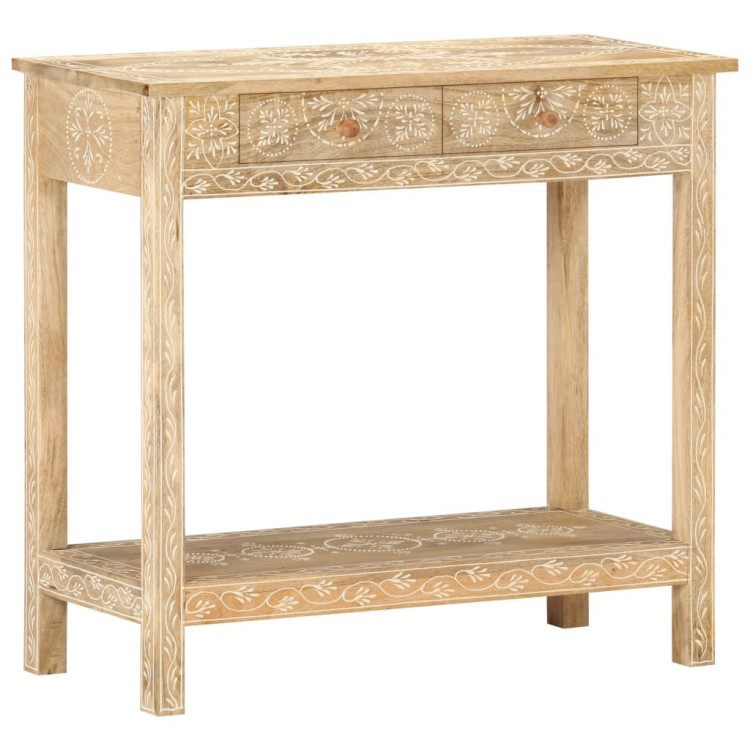 Console Table 80x35x74 Cm Solid Mango Wood image 12