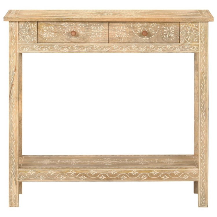 Console Table 80x35x74 Cm Solid Mango Wood image 4
