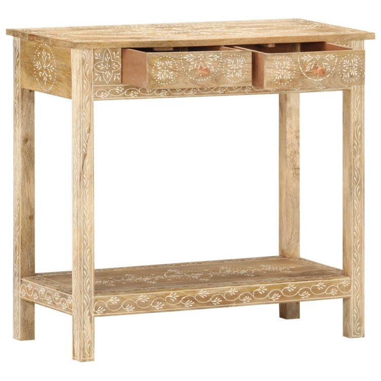 Console Table 80x35x74 Cm Solid Mango Wood image 5