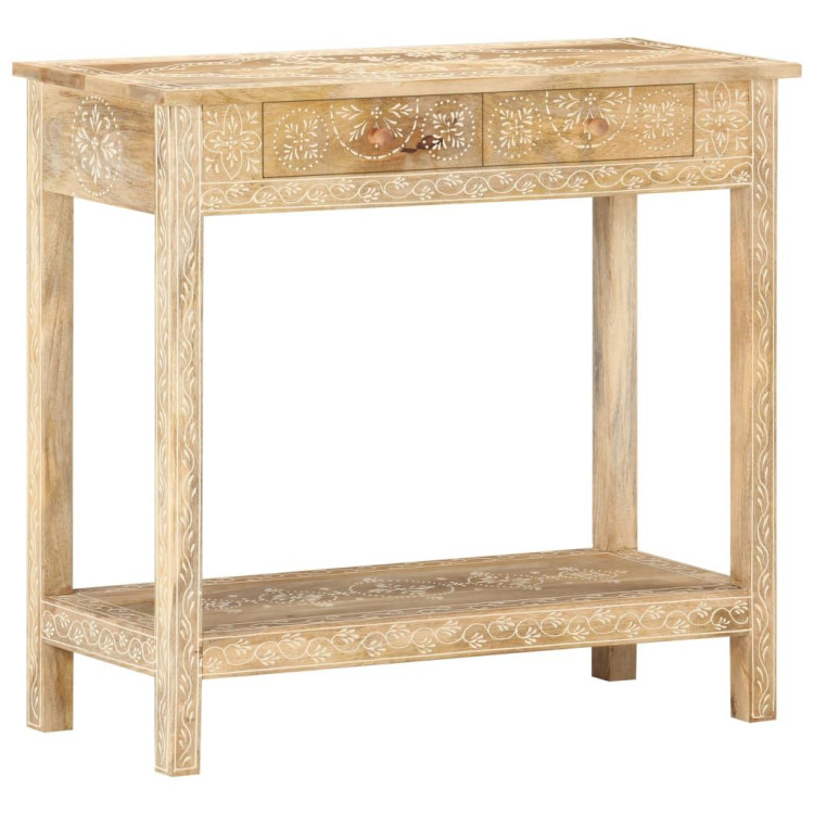 Console Table 80x35x74 Cm Solid Mango Wood image 11
