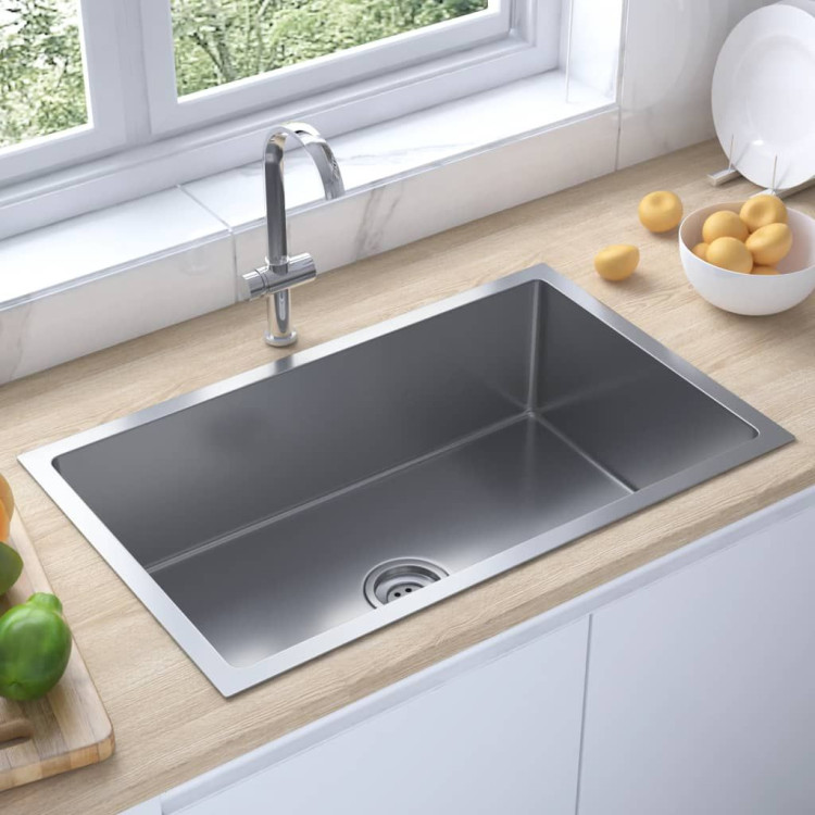 148766  Handmade Kitchen Sink Stainless Steel