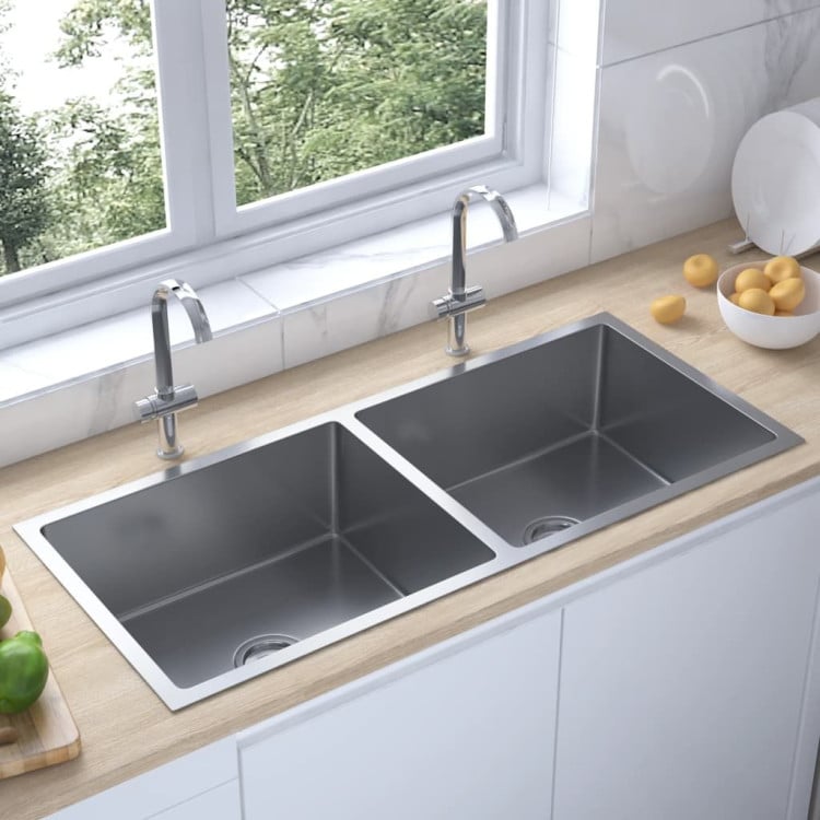 148774  Handmade Kitchen Sink Stainless Steel image 2