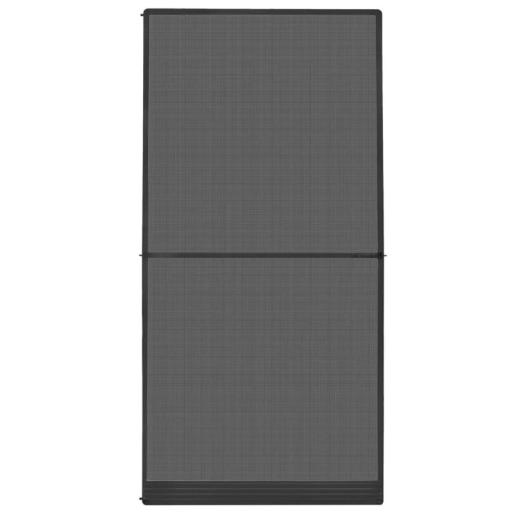 Hinged Insect Screen For Doors Anthracite 120x240 Cm image 3