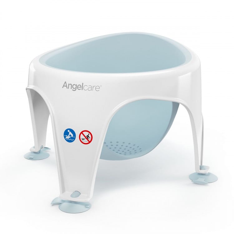 Angelcare AC586 Baby Bath Soft Touch Ring Seat - Light Aqua image 2