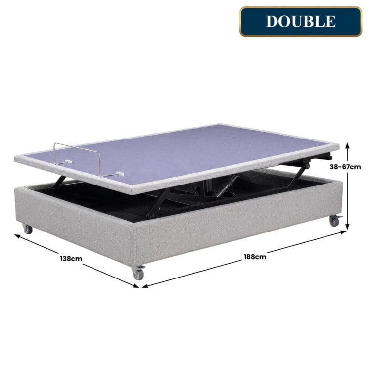 Therapedic Modulift Hospital Grade Double Electric Adjustable Bed Base with Massage & Wireless Remote image 4