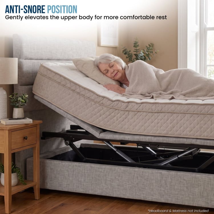Therapedic Modulift Hospital Grade Double Electric Adjustable Bed Base with Massage & Wireless Remote image 7