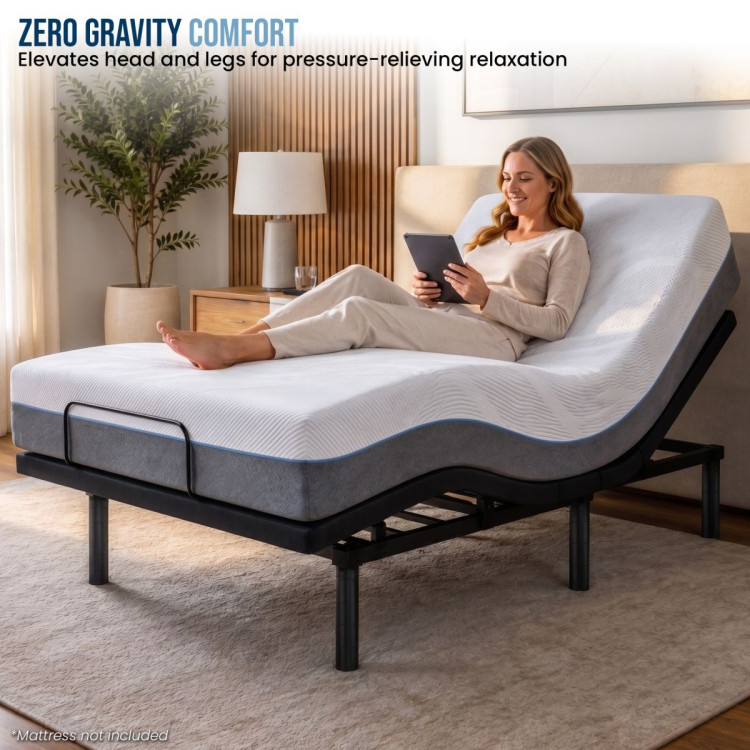 Therapedic Motion Adjustable King Single Bed Base with Wireless Remote image 5