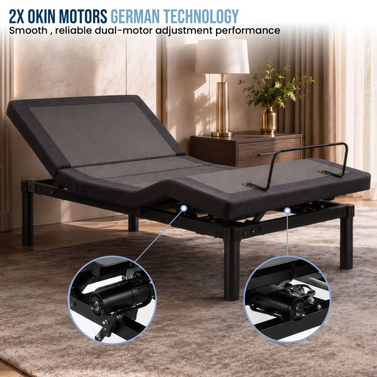 Therapedic Motion Adjustable Long Single Bed Base with Wireless Remote image 7