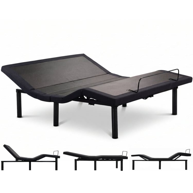 Therapedic Motion Adjustable Queen Bed Base with Wireless Remote