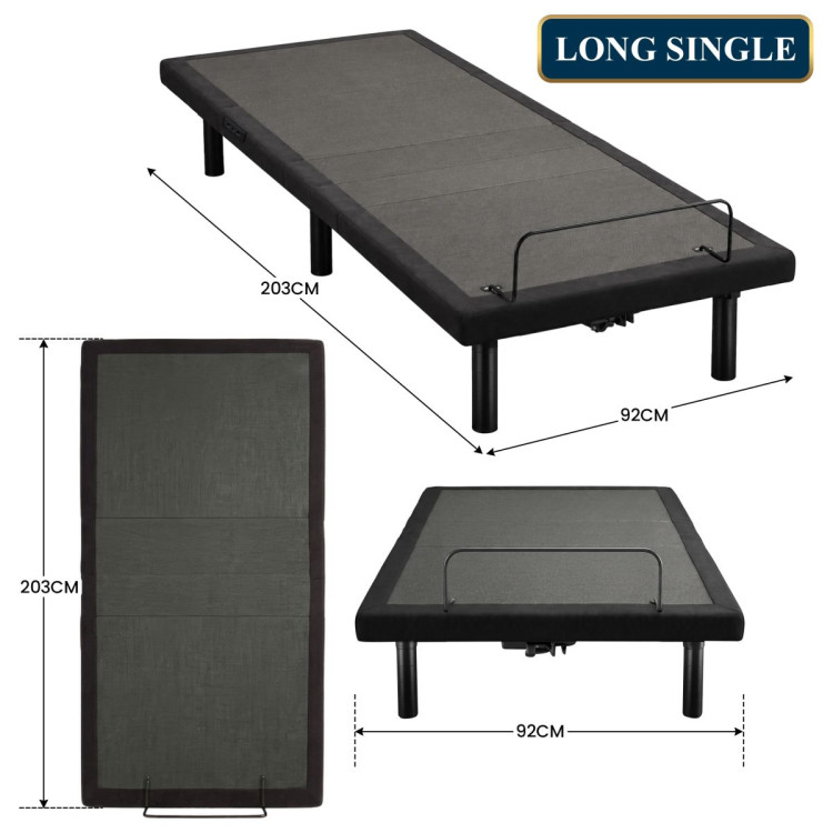 Therapedic Versa Adjustable Long Single Bed Base with Massage Function image 4